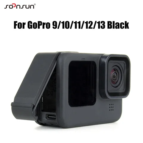 SOONSUN Водонепроницаемая боковая крышка для GoPro Hero 9 10 11 12 13