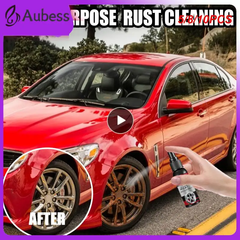

5/8/10PCS Non-toxic Detergent Brightener Car Chemicals Products Automotive Derusting Spray Universal Metal Surface Chrome Paint