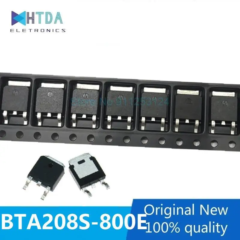 

10pcs/lot BTA208S-800E TO-252 800V 8A In Stock