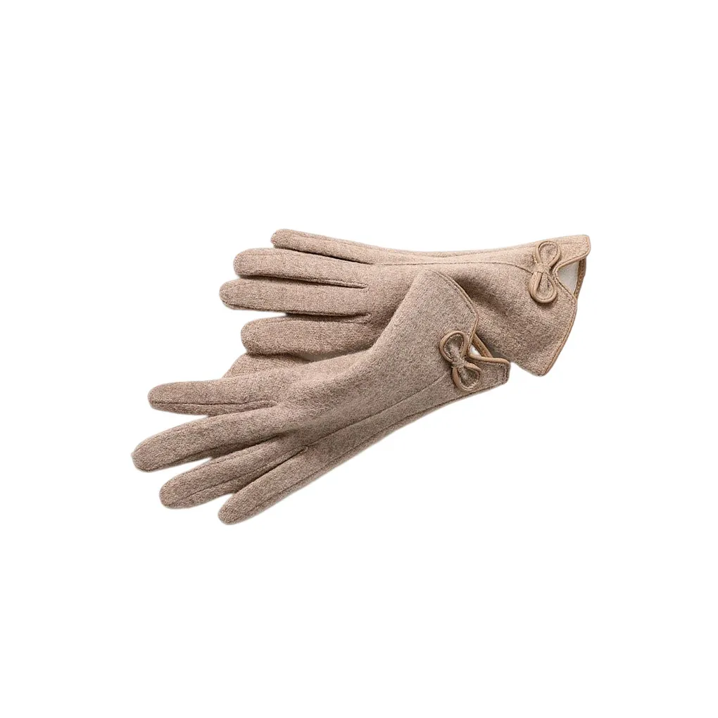 

Female Touchscreen Gloves Fashion Bow-Knot Autumn Winter Mittens Hand Warmer