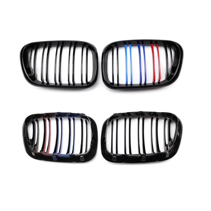 

Front Kidney Grill Racing Grille Fit For BMW X5 E53 Pre-LCI 1999-2003 Car Accessories Replacement Part Double Slat