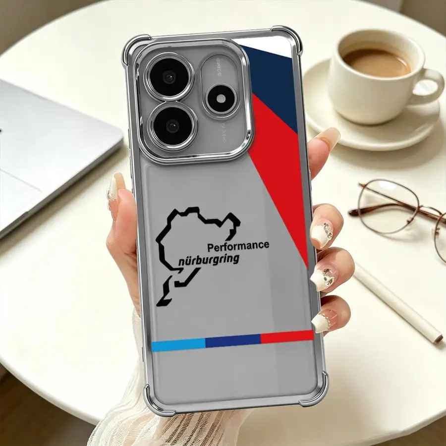 Фото Чехол для телефона Redmi Note 14 Pro Plus, Note 11, 11s, 12, A3, A5, 15A, 13C, 9 Pro, Note 13, 10 Lite, Note 15 Pro, K80, синий, красный, с логотипом №4