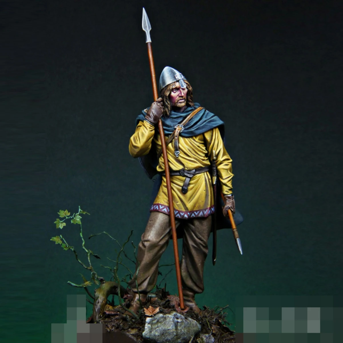 1/24 фигурка из смолы неокрашенная модель историческая тема воин викингов в