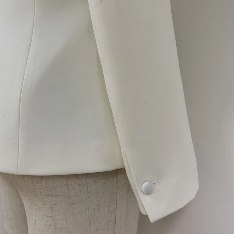 TOP QUALITY Star Style 2023 New Stylish Designer Women's Single Button Shawl Collar Blazer Jacket