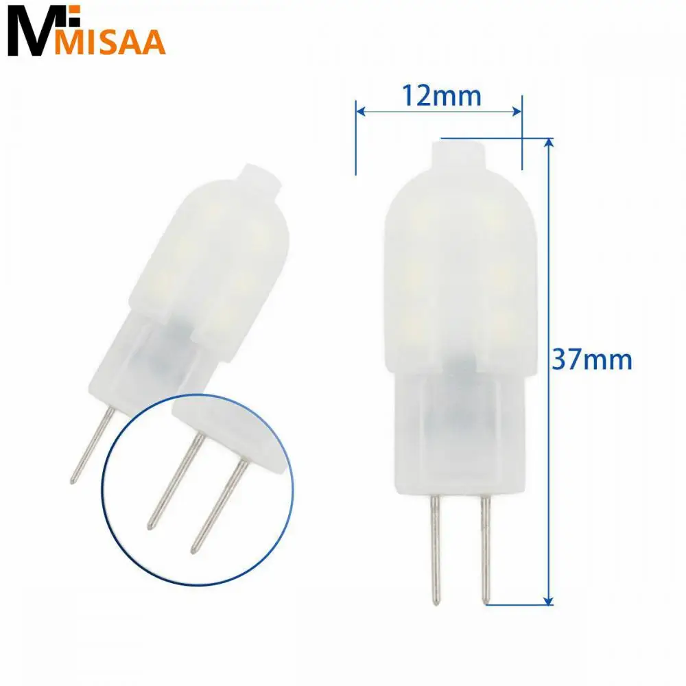

Led Lamp Bead Creative Mini G4 12 Bead Pc Low-voltage 12v Pin Wholesale Newest Crystal Lamp Milky White Matte Hot Small Bulb