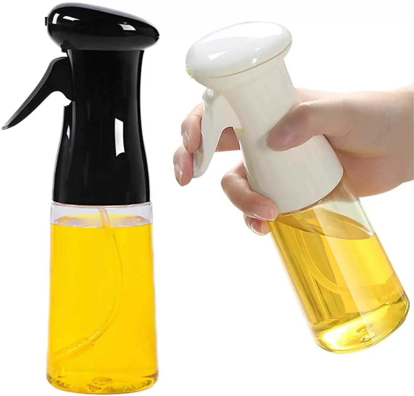 

NEW2023 Olive Oil Sprayer For Cooking,7oz/210ml Portable Refillable Oil Dispenser Bottle Mister Easy to Use for Air Fryer BBQ