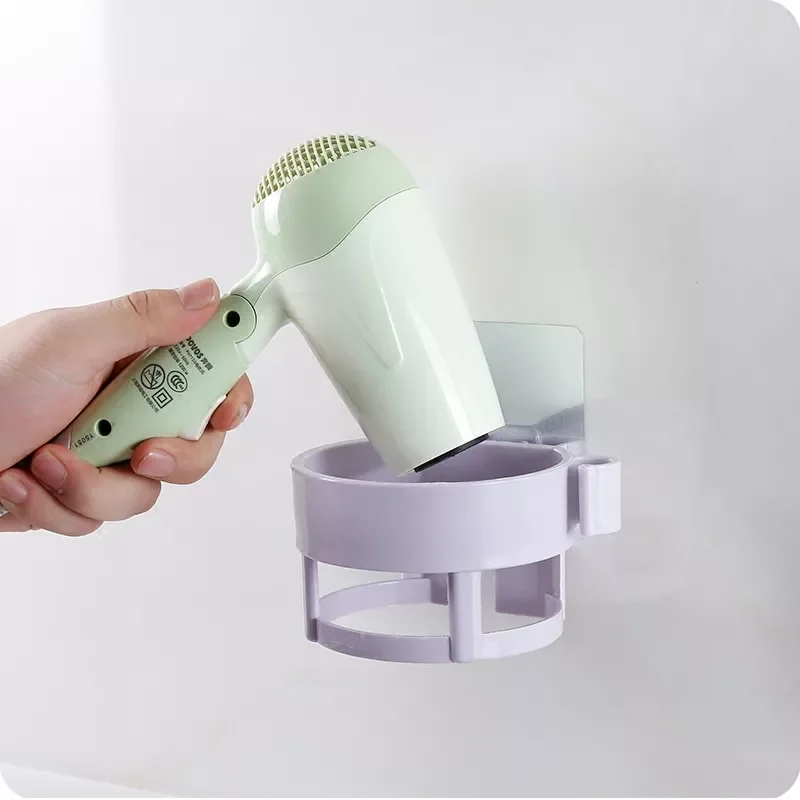 

1pc Creative Hair Dryer Holder Free-nail Storage Rack