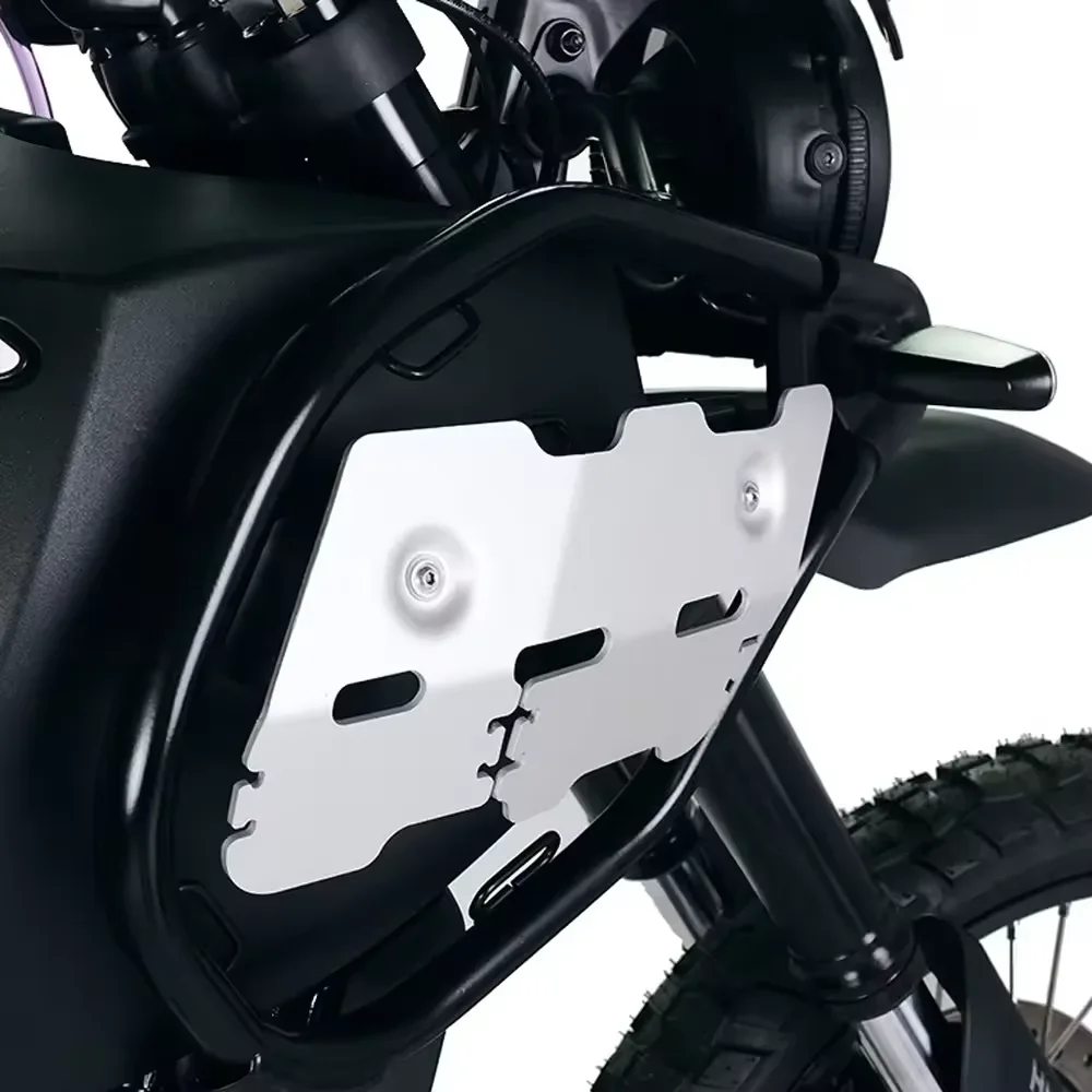 Фото Для Royal Enfield Himalayan 450 новые аксессуары для мотоциклов, алюминиевая боковая защита, защитный кожух для Himalayan 450 2024- №4