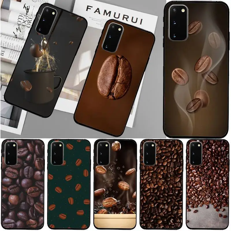 

Black Coffee Phone Case For Samsung Note 8 9 10 20 Case For Note10Pro 10lite 20ultra M20 M31 Funda Case