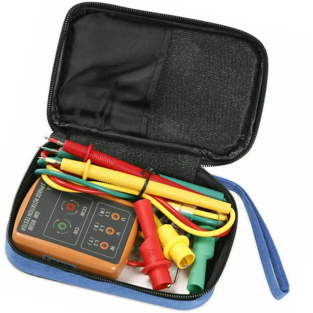 

Sm852b 3 Phase Detector Sequence Rotation Measurement Meter Digital Display Accurate Tester Ac 60v-600v