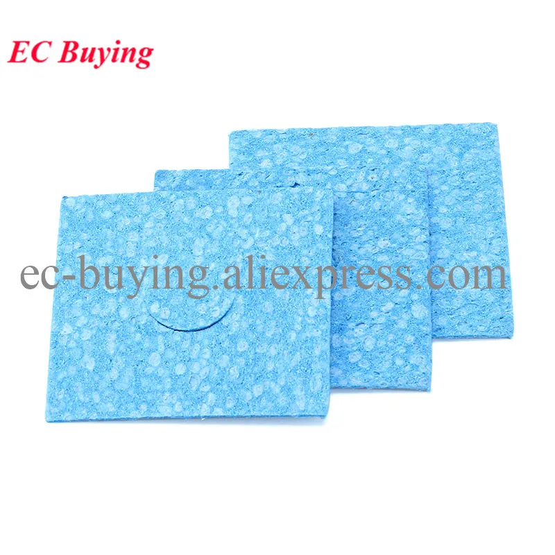 

10 шт./1 шт., чистящая губка для жала паяльника, высокотемпературная прочная губка для конденсации для сварочных наконечников, инструмент для очистки