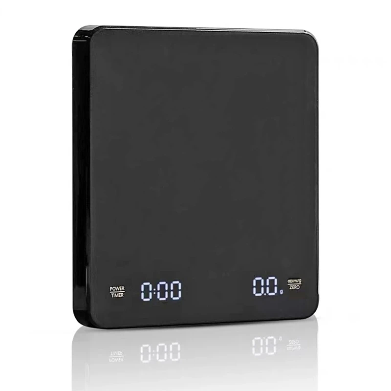 

Цифровые высокоточные Ручные Электронные весы с таймером USB, автоматические электронные весы с таймером для приготовления кофе для дома