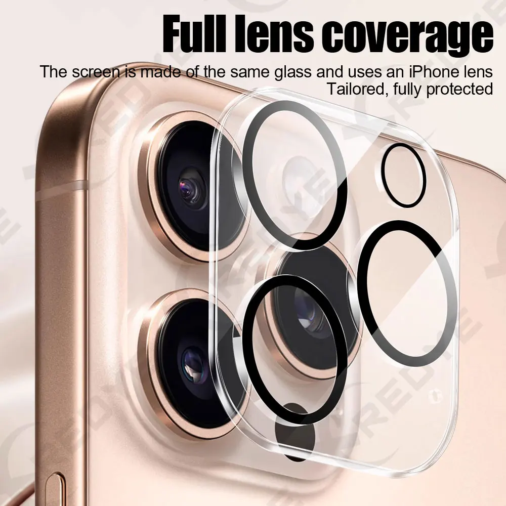 5 шт. закаленное стекло с полным покрытием для iPhone 16 Pro Max 15 защитная пленка экрана