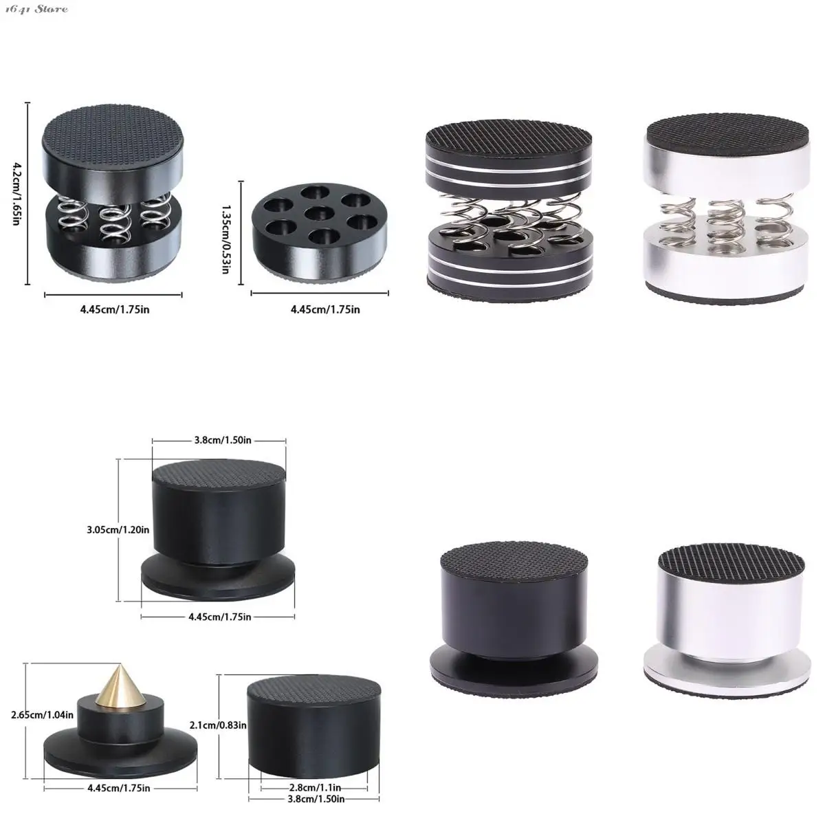

1pc Audiophile Shock Spikes Spring Damping Pad HIFI Stand Feet Speaker Spike Audio CD Amplifier Foot Pad Single Products