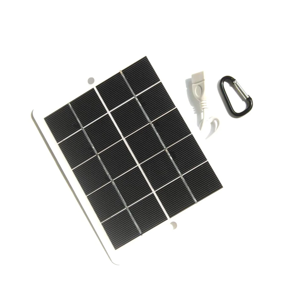 

3W 5V Solar Panel Portable Solar Charger Backup Power Supply for Mobile Phone Power Bank Outdoor Camping Hiking Home