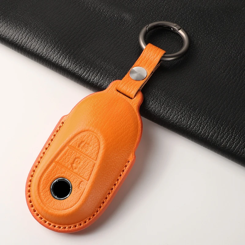 skórzanym etui na kluczyk samochodowy do Mercedes Benz A C E S G Class GLC CLE CLA GLB GLS W177 W205 W213 W222 X167 AMG Fob Suede Akcesoria