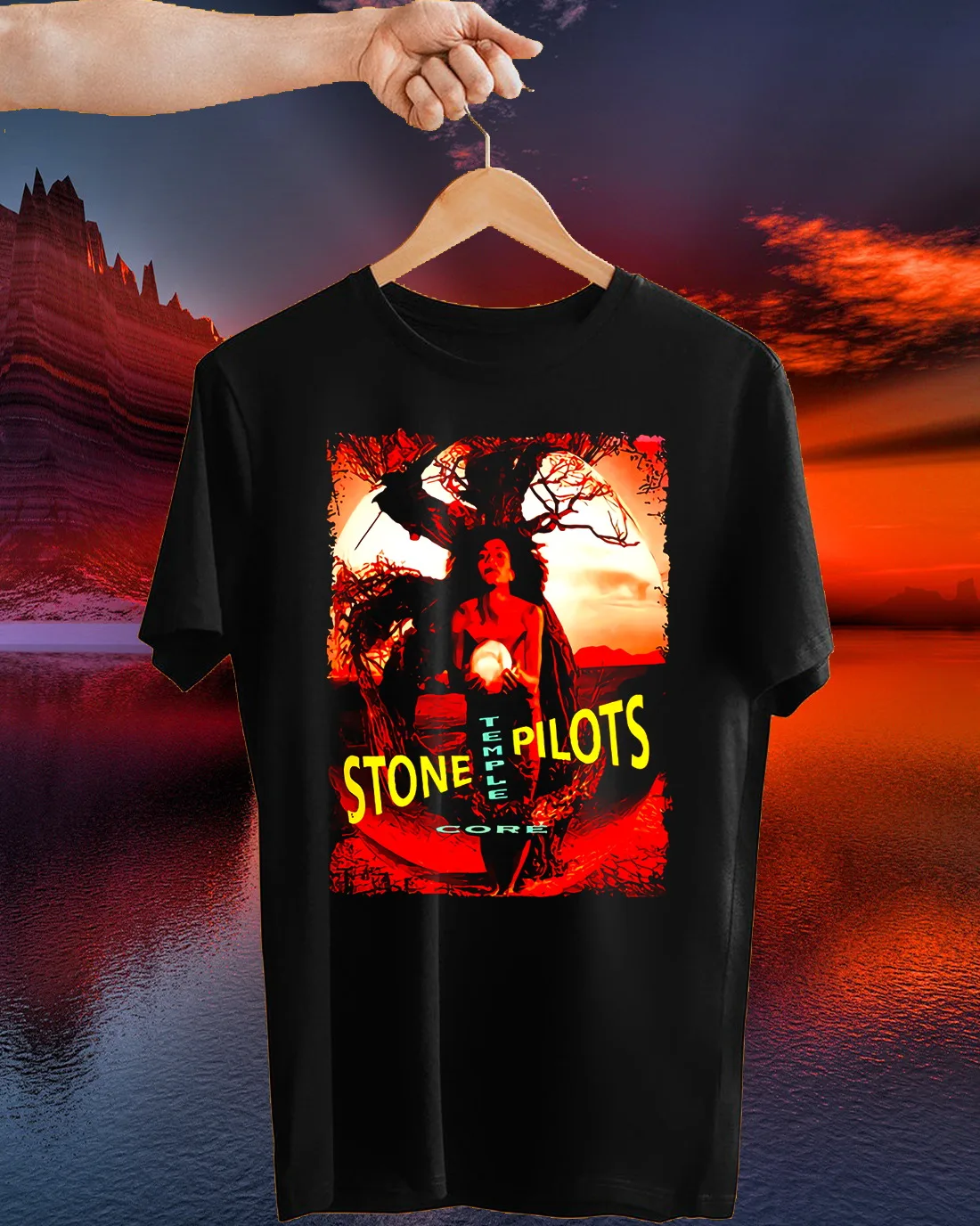 Черная футболка Stone Temple Pilots - Core 1992 для мужчин и женщин S-4XL ZC1102