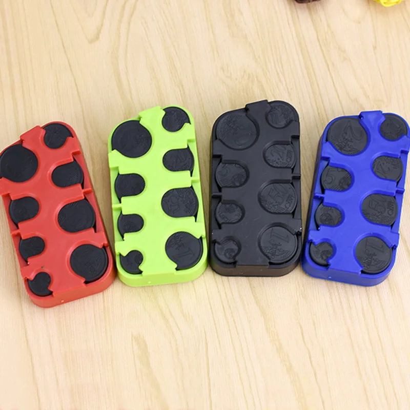 Car Coin Changer Kids Gift Euro Coin Box Saving Piggy Bank Coin Pocket Cases Plastic Money Boxes Wallet Collection Display Box