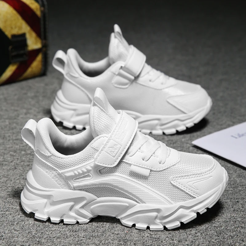 All Season Children's Casual Sneakers Mesh Kids Shoes breathable Sports Tennis Shoes for Boys Outdoor Running Shoes Light Flats