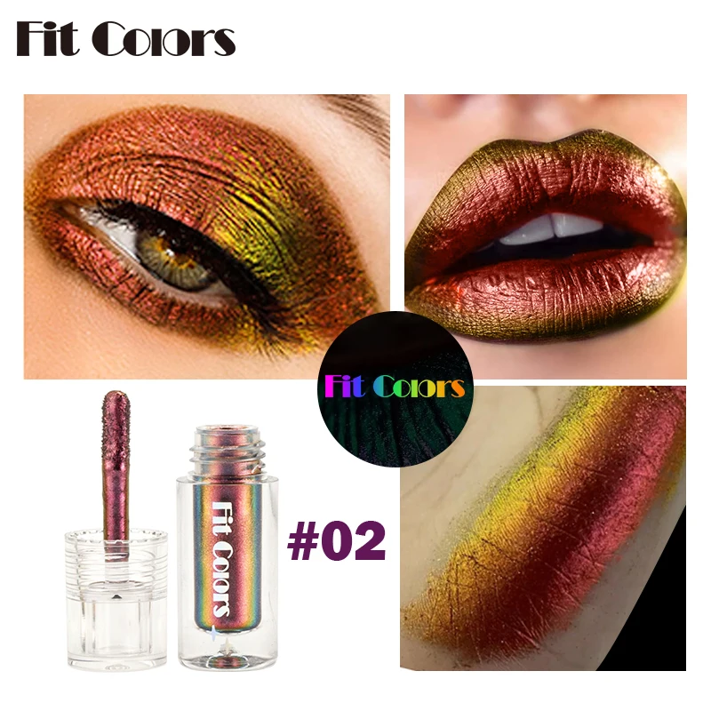 

Chameleon Liquid Shiny High Quality Eyeshadow Easy to Apply Multichrome Eye Shadow Diamond Gloss Cosmetic Makeup Fit Colors