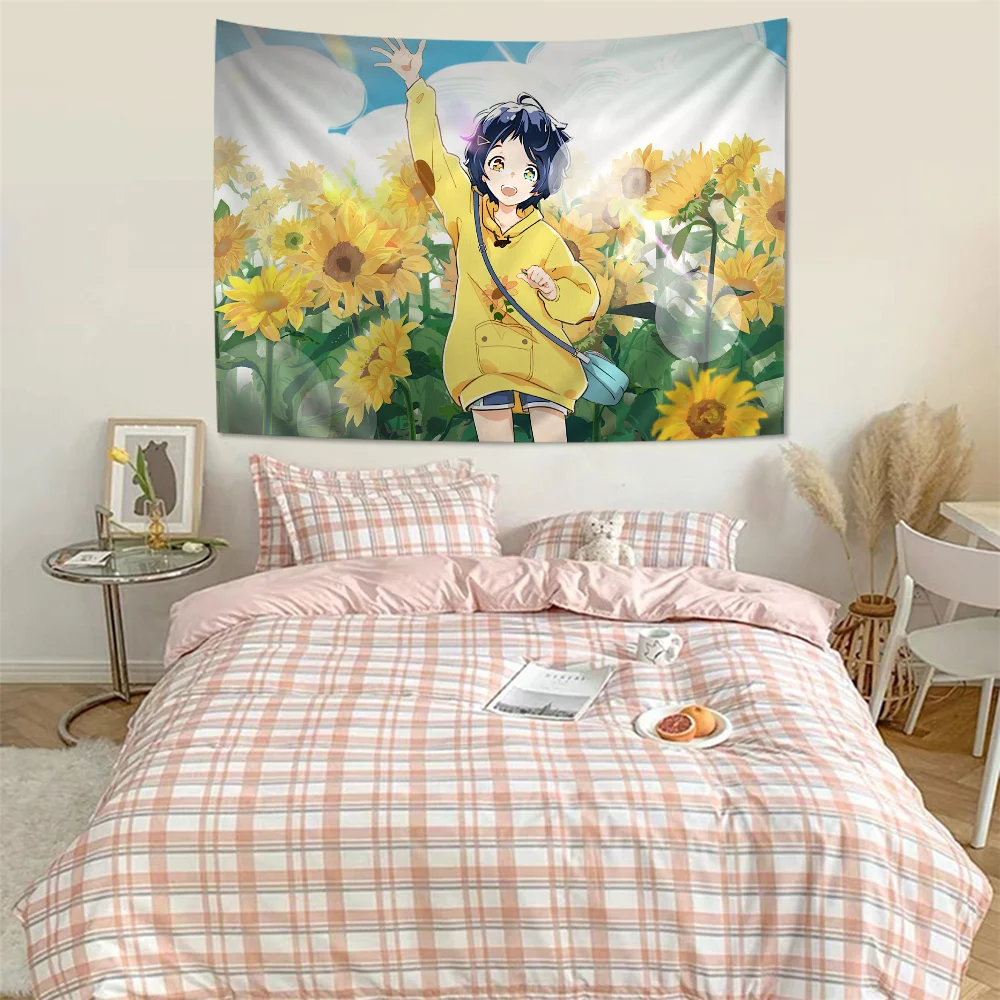 Большой Настенный гобелен с принтом WONDER EGG подвесной Таро хиппи рандомный