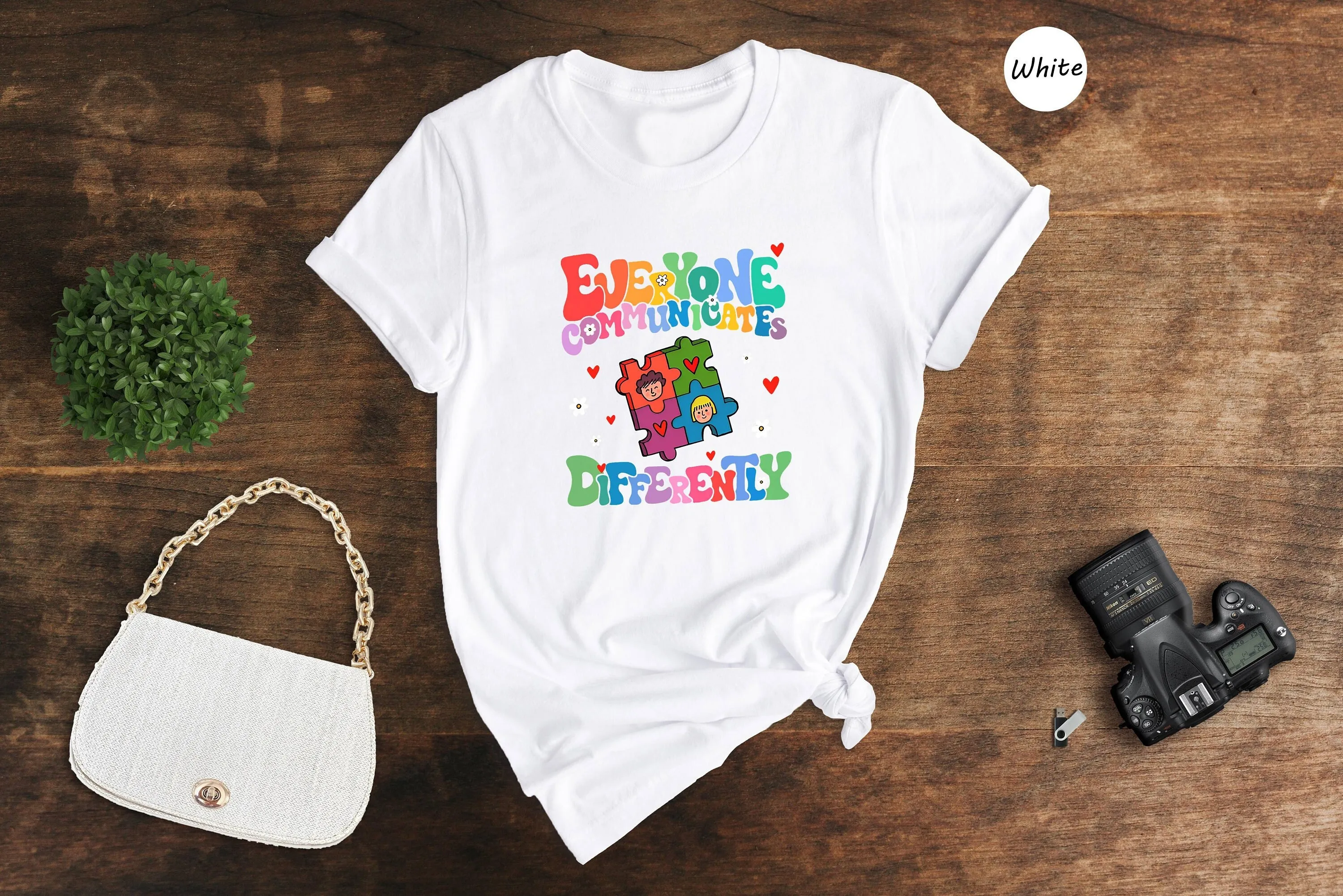 Все общаются по-разному футболка поддержка аутизма мам интегрирование Речевая