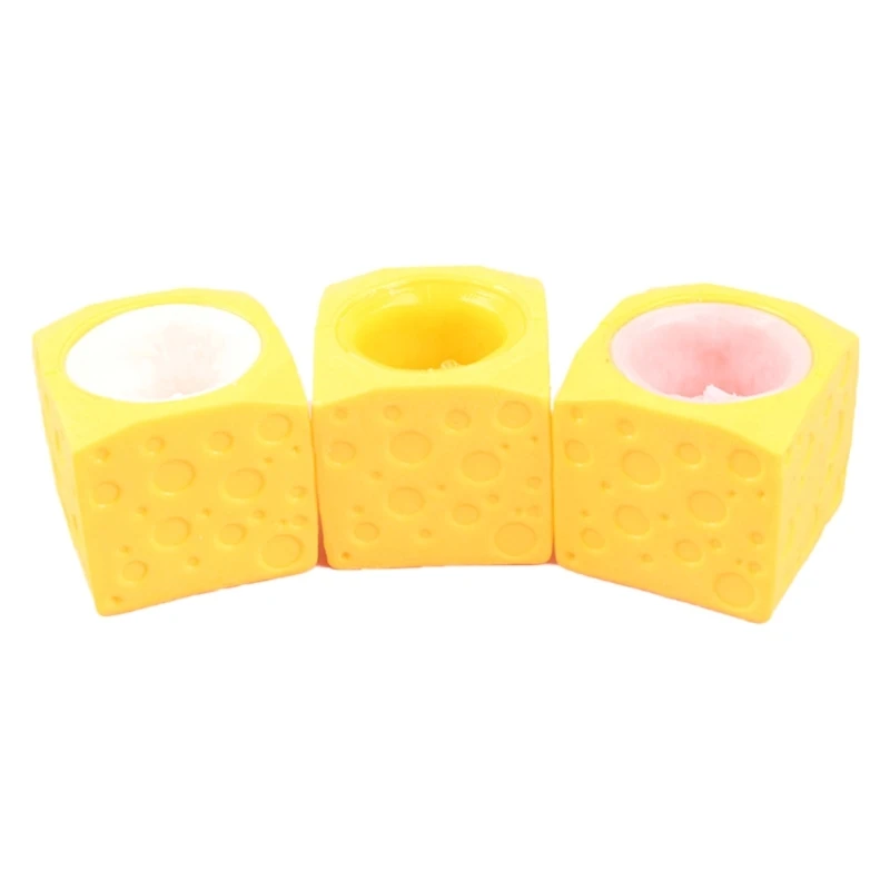 

Stress Toy Simulation Cheese Squeeze Photostudio Props Kids Party Favor