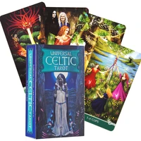 universal celtic tarot deck oracle cards entertainment occult card game for fate divination occult tarot card games