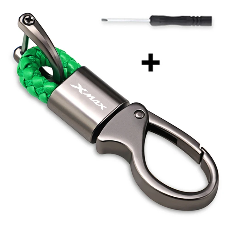 

Для YAMAHA XMAX X-MAX 125 250 300 400 XMAX300 XMAX 250, аксессуары с индивидуальным логотипом, плетеный веревочный брелок для мотоцикла, металлический брелок