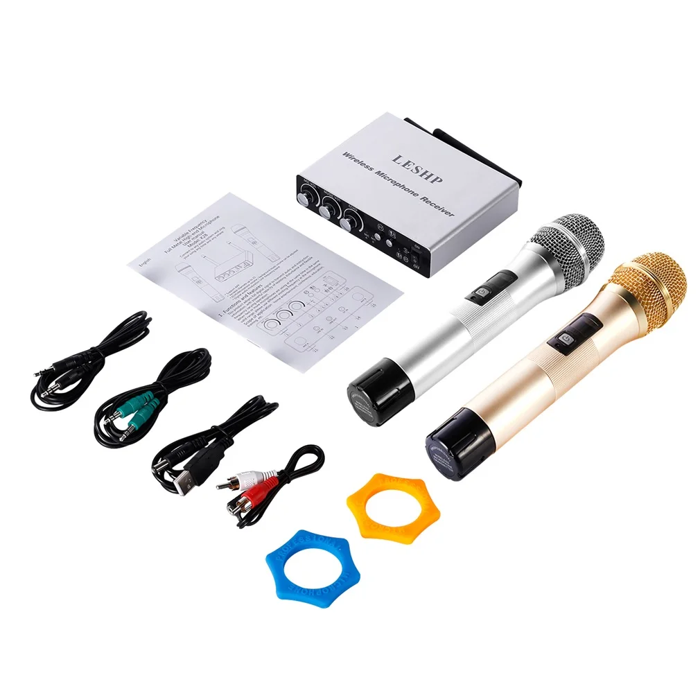 

Wireless Microphone Karaoke for Music Playing Singing Anytime Machine KTV for Smartphone Or PC 25 Channels Optional