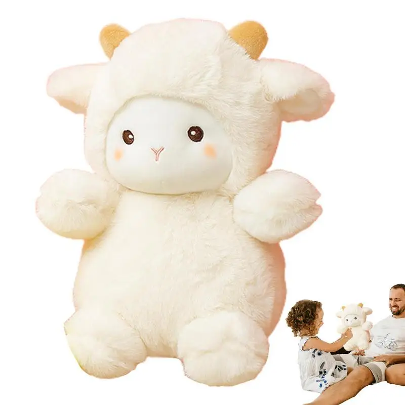 

Sheep Plush Toy Soft Cute Lamb Plush Doll Sheep Play Toys White Birthday Christmas Holiday Easter Thanksgiving Gift For Kids Bab