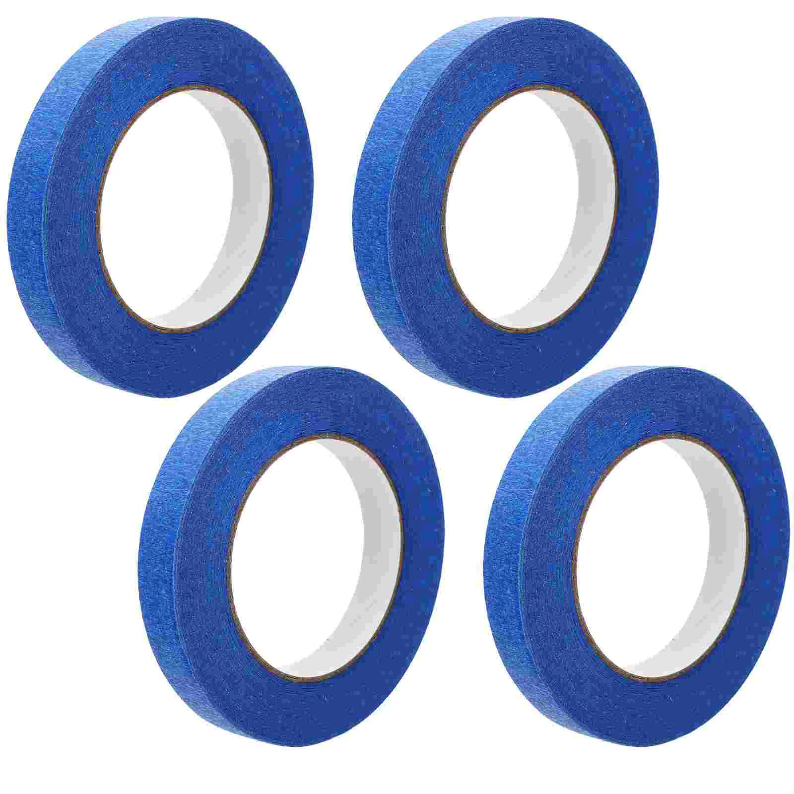 

4 Rolls Glue Tape Painting Blue Painters Masking Crafts Textured Paper Artist Drafting