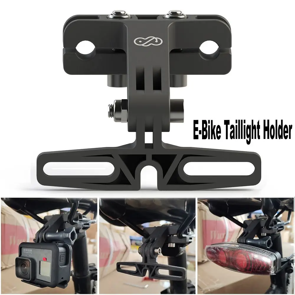 

Rear Light Easy Mounted For-Gopro Electric Bicycle Scooter Motorbike Seat Cushion Installation E-Bike Taillight Holder