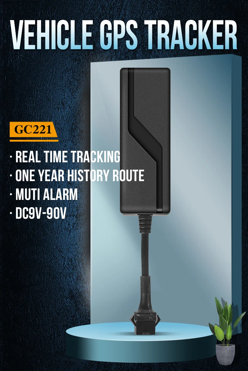 Глобальный GPS-трекер DYEGOO GC221 автомобильный сигнализация ACC батарея внутри быстрая
