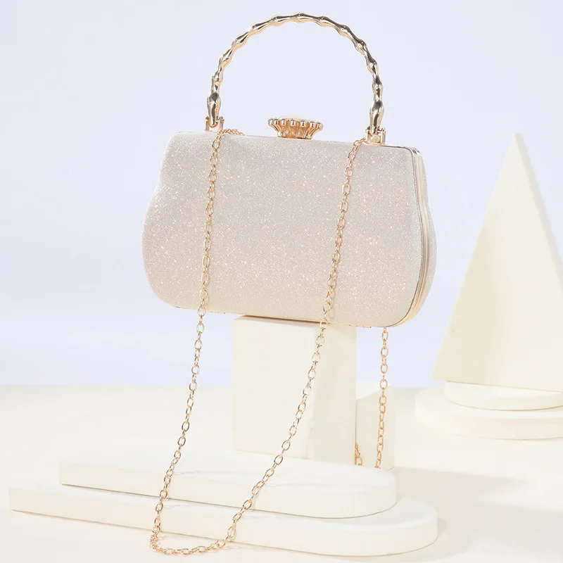 Элегантная сумка через плечо из искусственной кожи на цепочке торжественный