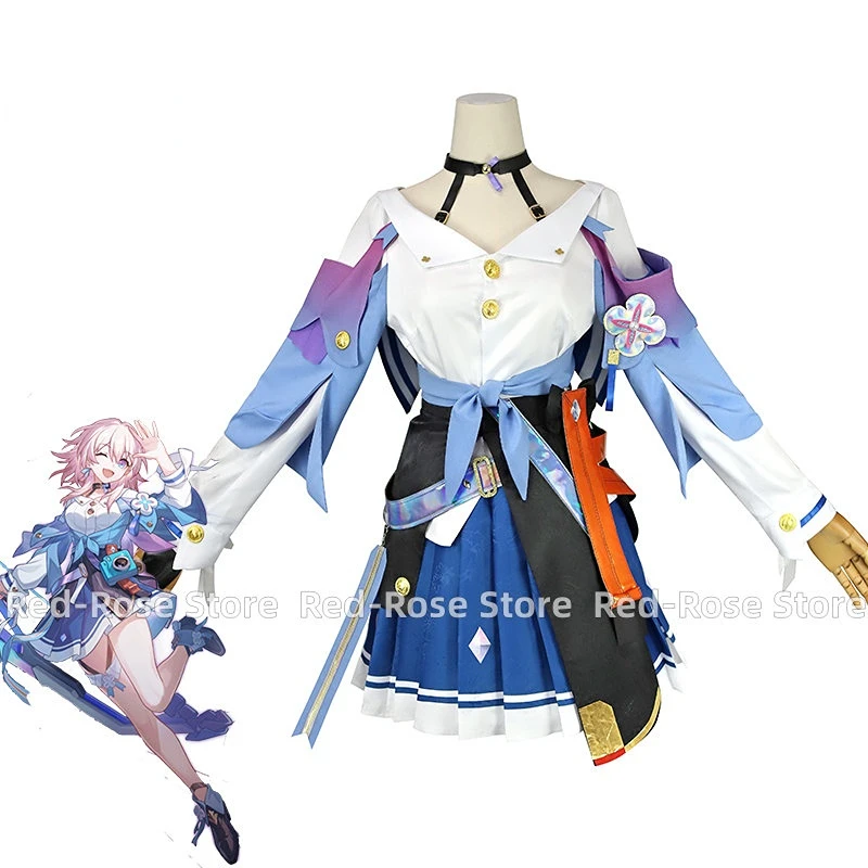 

Костюм для косплея игры Honkai Star Rail 7 марта, милое женское платье, Хэллоуин, карнавал, фотосессия, Матросская униформа