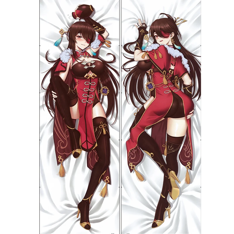 

Beidou Hugging Body Pillowcase Genshin Impact Cosplay Anime Dalimakura Case 59'' Long 2Wt Cover Otaku Room Gifts