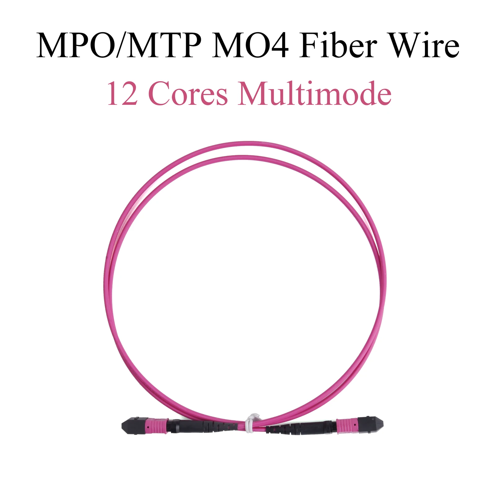 100G MPO MO4 Fiber Patch Wire Multimode 12Cores APC UPC Female to Female Type A/B/C Sequence 1/3/5/10/15/20M Optical Cable