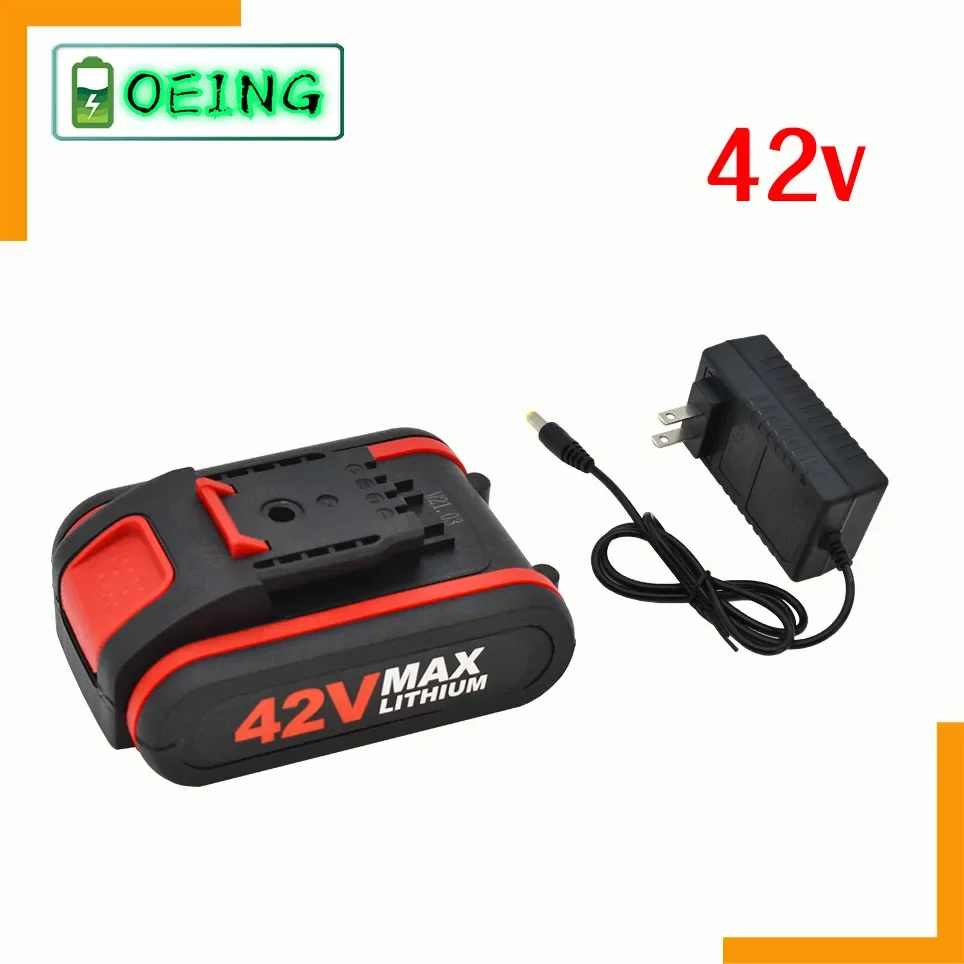 

High Electric Pruning Saw Single Hand Electric Saw Logging Electric Chain Saw Charging 18650 battery 42V 9800mah Battery+Charger