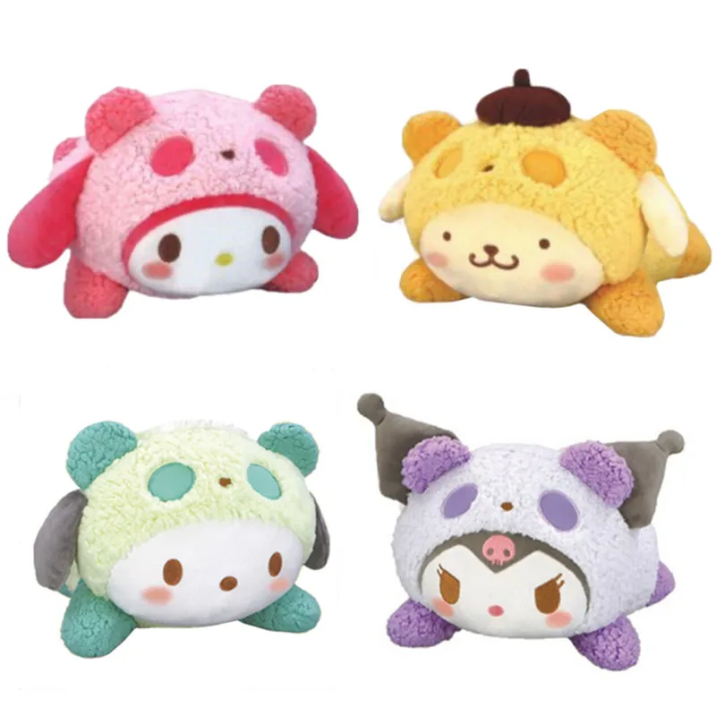 

Cute Kawaii Plush Toy 40cm Lying Panda Pochacco Dog Bunny Cat Pillow Stuffed Animals Kids Toys for Girls Children Birthday Gift