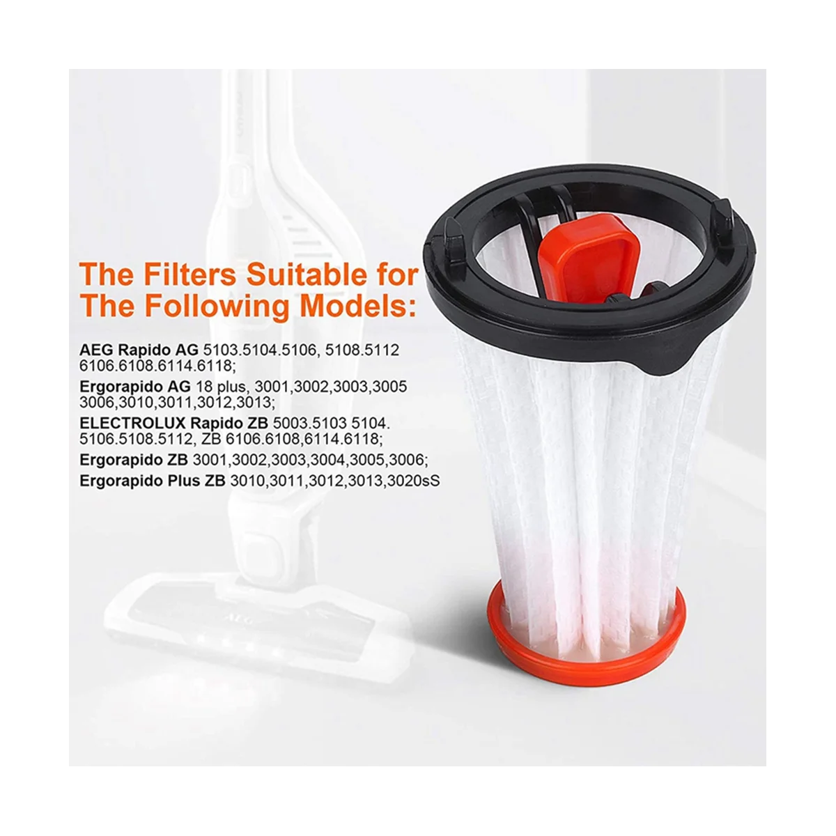 Сменный фильтр для пылесосов Rapido и Ergorapido AEF 144 EF144