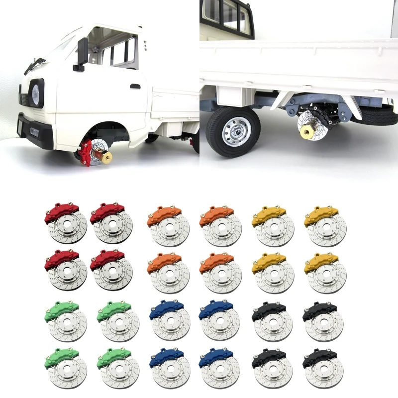 

Металлический тормозной суппорт G99F 4 шт., 4 х4 см, колесная втулка, обод, тормоз, дисковый тормоз, совместим с гусеничным пультом дистанционног...