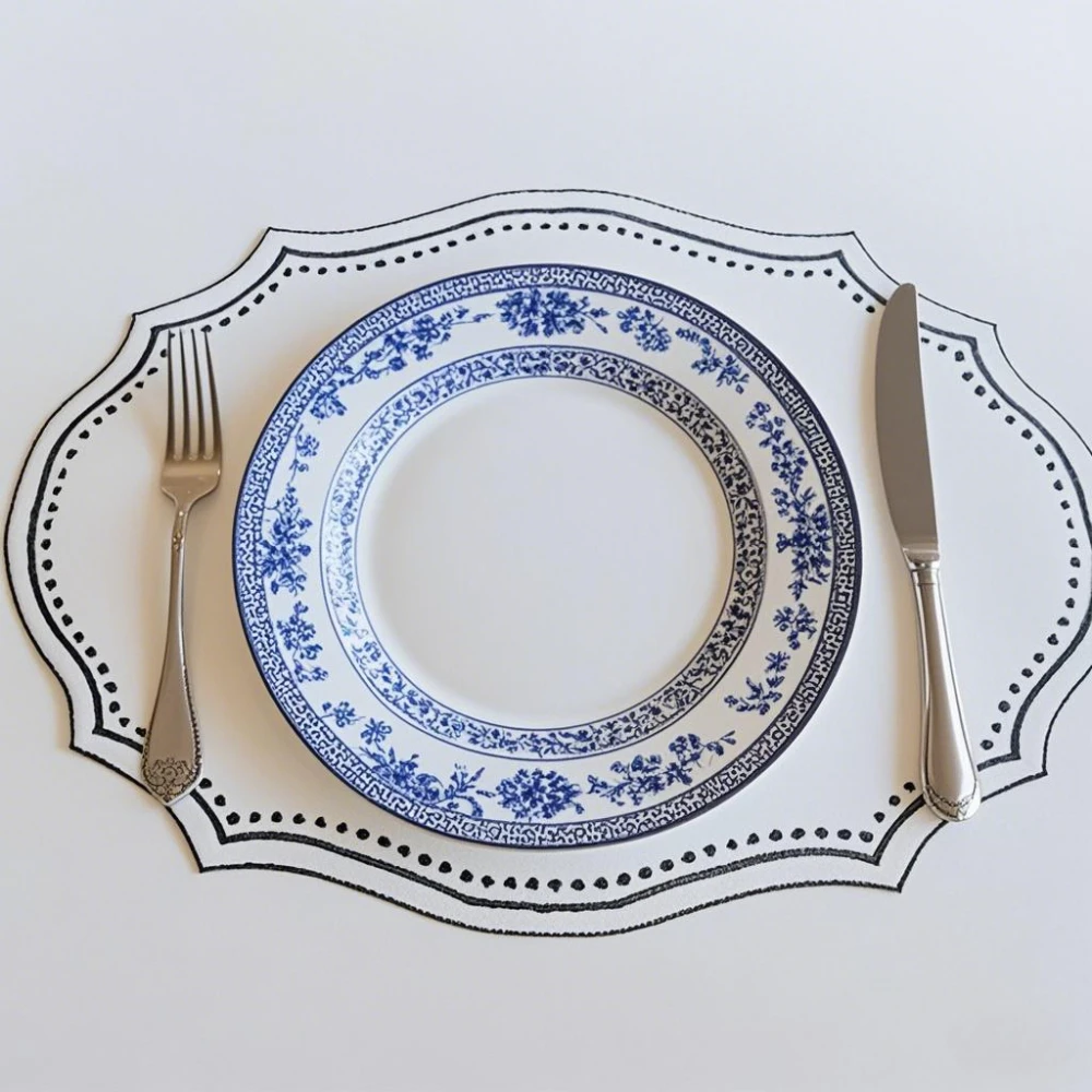 

6 шт. полиэстеровые подставки для столовых приборов