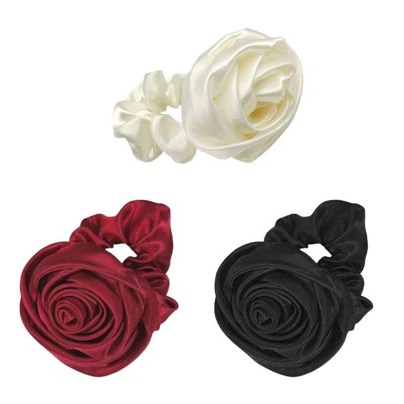 

Hair Ornament Soft Elastic Hair Scrunchies for Female Lady Ponytail Holders NEW