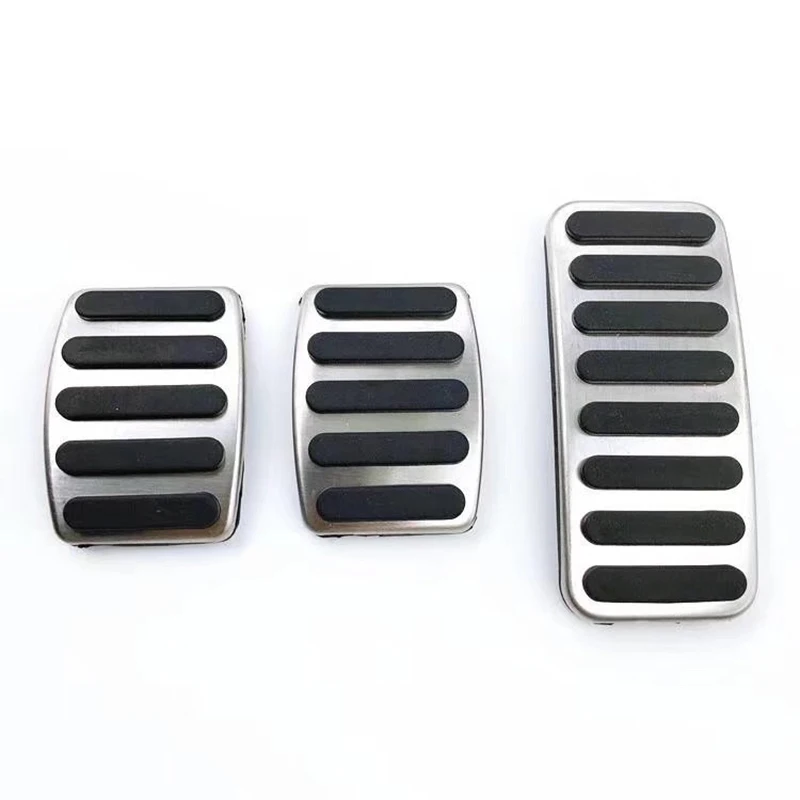 

stainless Car Accelerator Oil Pedal Brake Pedal Clucth Pedal Cover for Suzuki Vitara SX4 S-Cross Scross 2015 2016 2017 2018 2019