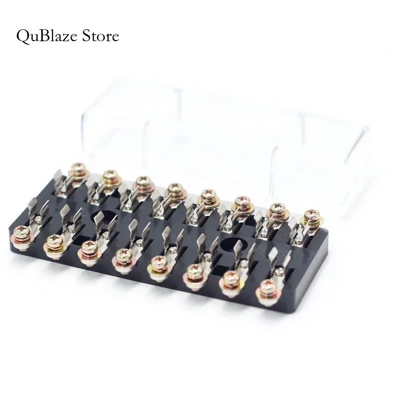 

100A BX308 Многосторонняя трубка, 8-позиционное положение, 6X30 мм, стеклянный блок предохранителей AGC, держатель блока