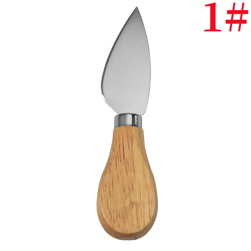 

Ножи для сыра из нержавеющей стали с ручками из акации