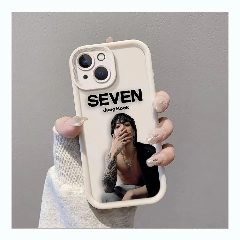 Чехол для телефона Singer J-Jungkook J-Jeon Seven Gold Cover Xiaomi Redmi Note 13 12 12s 11 11s 10 9 9s 8 A3 A2 A1 Funda Shell