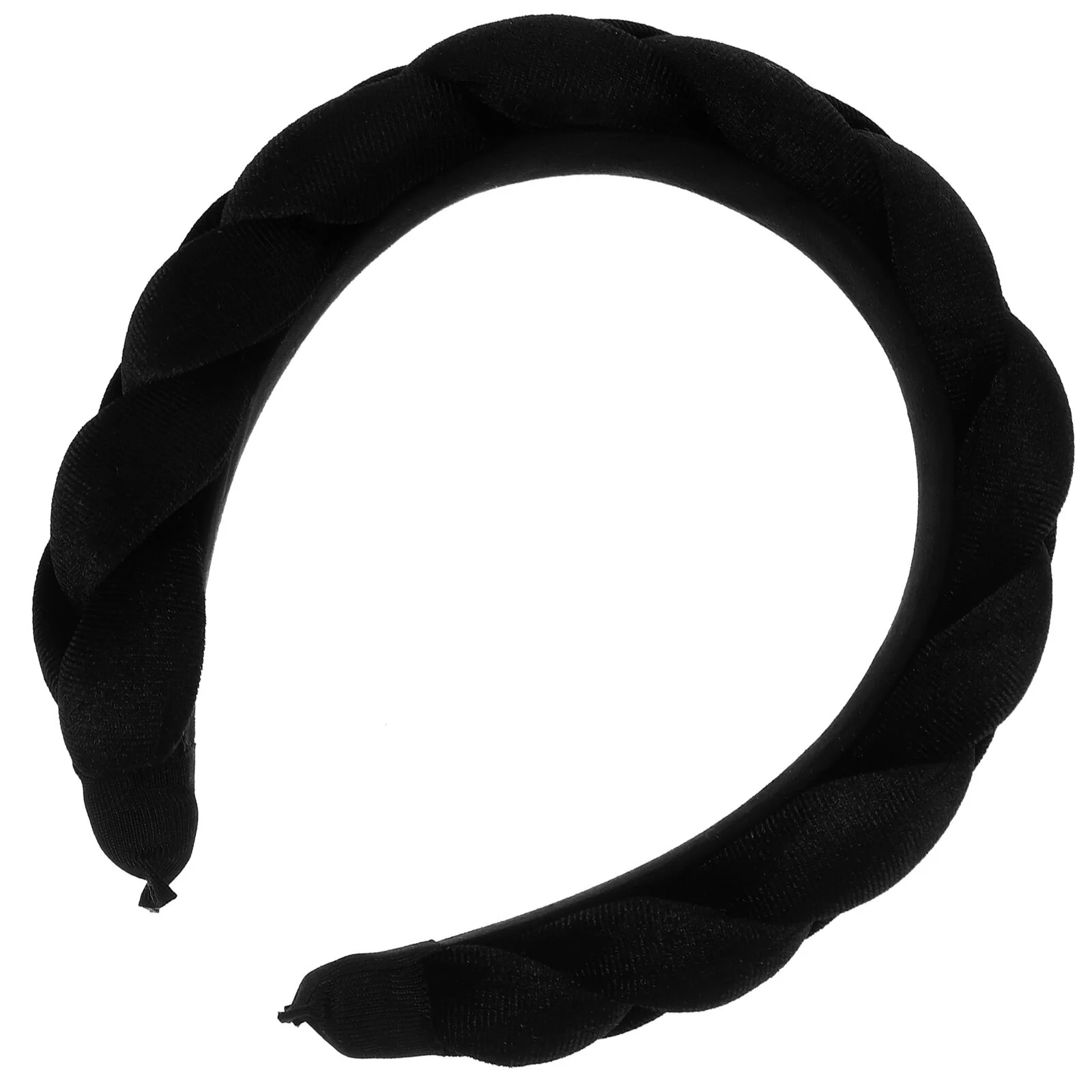 

Black Girl Hair Accessories Braid Headband Decorative Hoop Headgear 17.5x15.5cm Spa Headbands Women Headdress Fabric Skincare