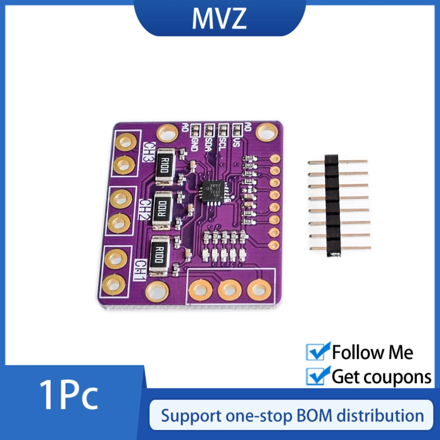 I2C SMBUS INA3221 трехканальный шунт тока питания монитор напряжения сенсорного модуля